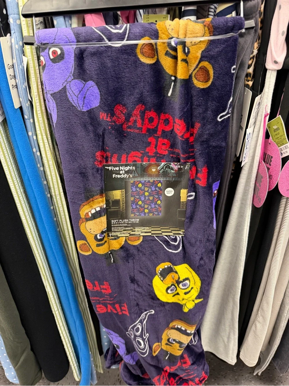 Five Nights at Freddy's Soft Plush Throw Blanket
